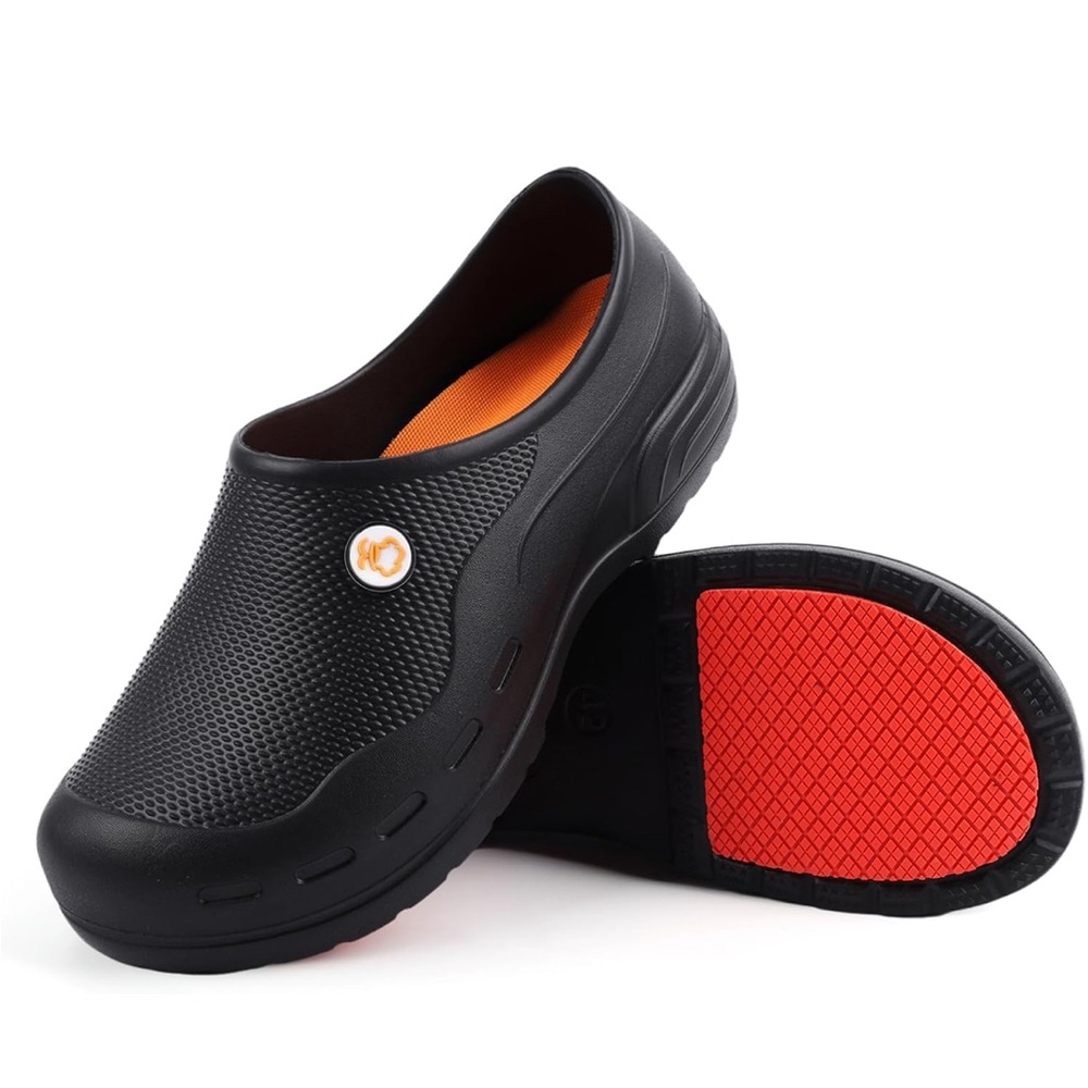 Phurnit Non Slip Oil Resistant Work Waterproof Restaurant Kitchen Nursing Clogs
